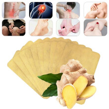 200x Ingwer Rücken Schmerzen Flicken Nacken Massage Rücken Körper Wärmer Aufkleber Selbster Wärmend B