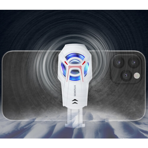 Mobile Phone Cooler Cooler Semiconductor Cooling for Apple Android Phones White 1