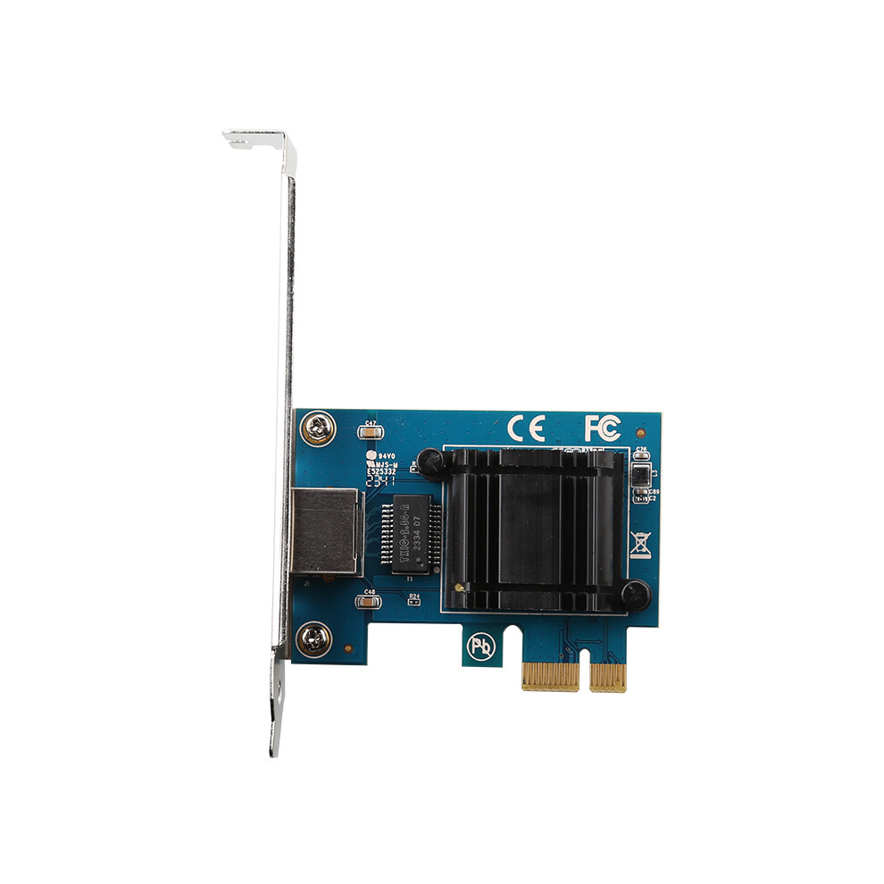 (Nic + Long Bezel) Pci-E X1 To Rj45 Gigabit Lan Port Desktop Host 2.5G High Speed Gaming Nic Rtl8125bg 320997569664