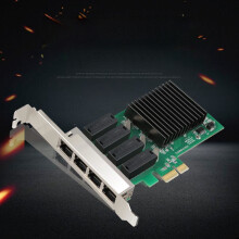 PCIE X1 to 4-port RJ45 Gigabit Network Card Desktop Server Built-in Network Card