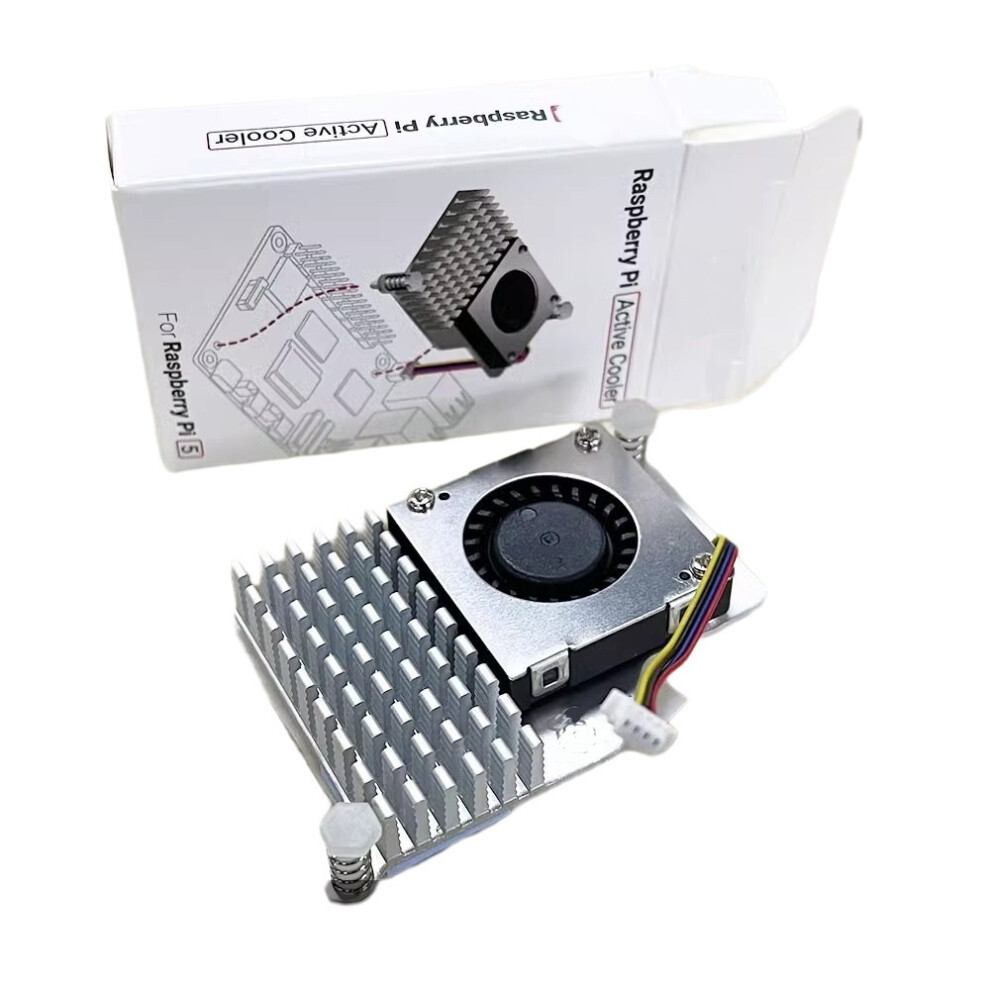For Raspberry Pi 5 Cooling Fan Official Active Cooler Aluminium Heatsink 320997553519