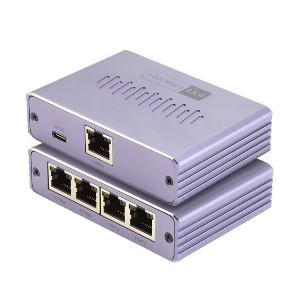 (1 To 4) Ethernet Splitter High Speed 1000Mbps Ethernet Splitter Rj45 Router Switch 320997577003