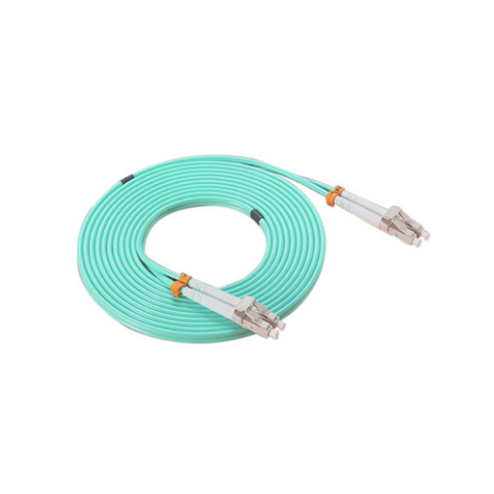 (Om3, 5M) Om3/Om4 Lc-Lc 10Gb Multimode Dual Core Fiber Optic Patch Cord 5M/10M 320997570271