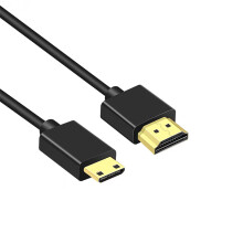 (A-D, 0.5m) 19+1 Core 4K@60Hz HDMI 2.0 Cable for Computer & SLR Display Connection