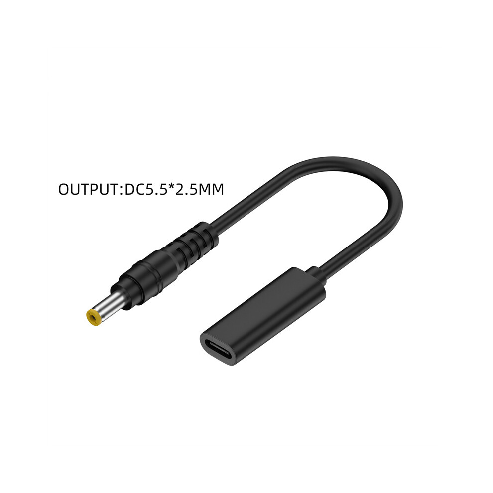 (Dc5.5*2.5Mm) 65W Usb Type C Female Input To Dc 4.0*1.35Mm Power Pd Charge Cable For Laptop 320997560999
