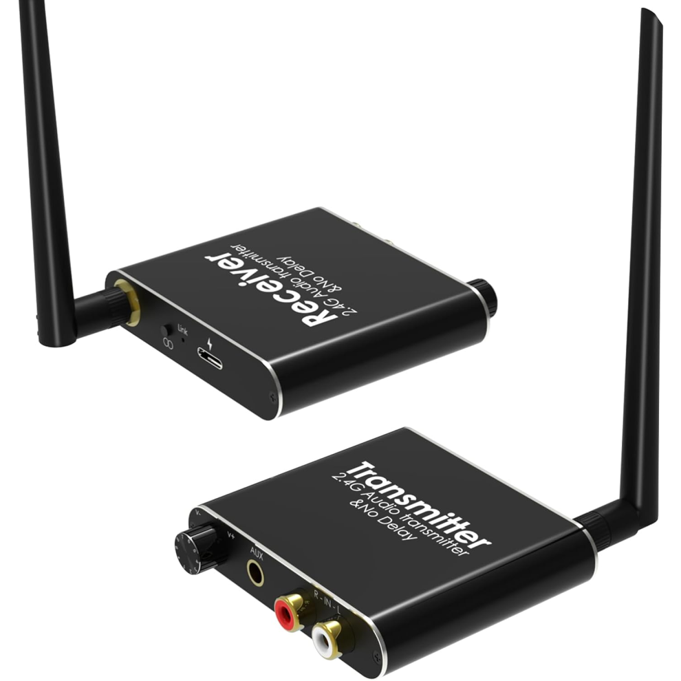 50M Wireless Audio Adapter 2.4G Wireless Audio Transmitter Without Latency 320997570974