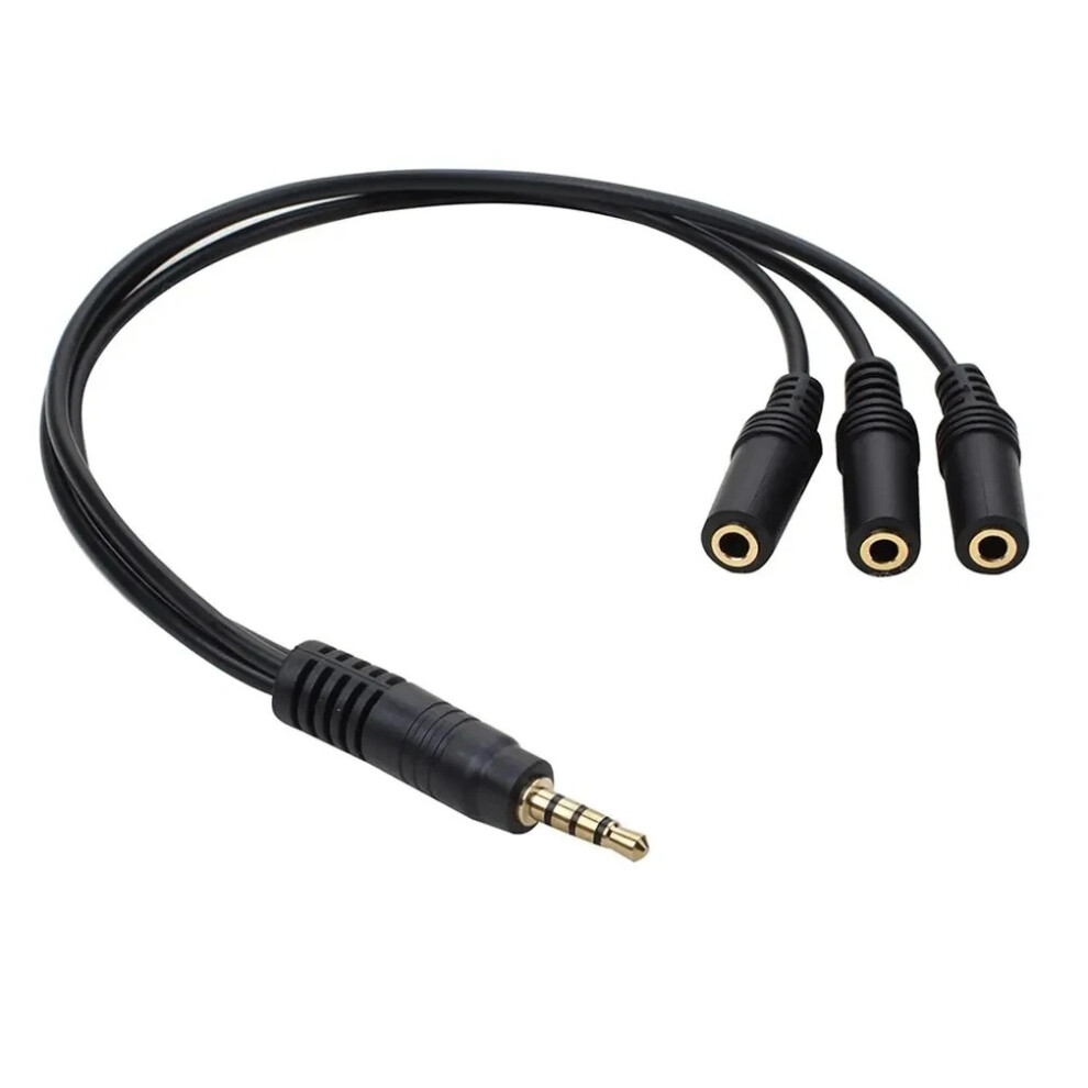 (One Point Three) 4-Pole 3.5Mm Audio Distribution Cable Headphone Microphone Audio Extension Cable 320997571056