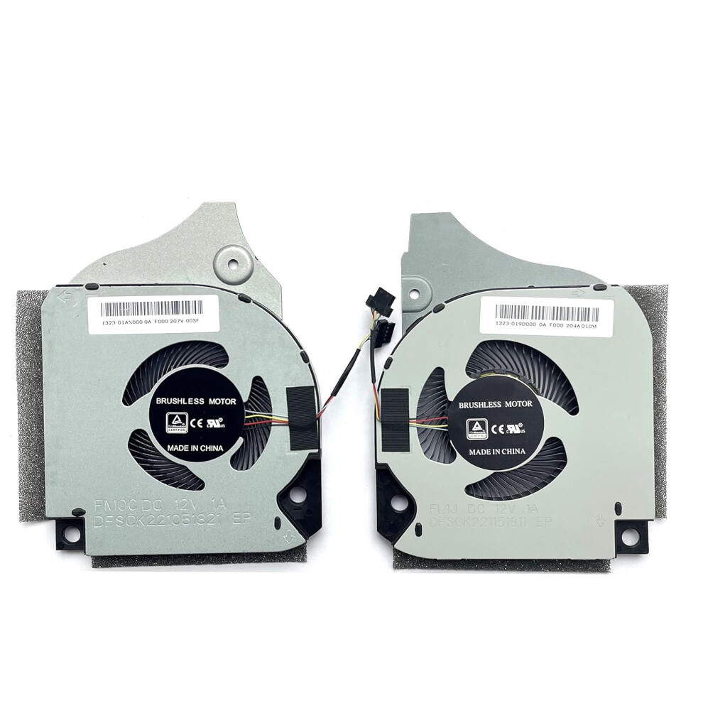 (Cpu+Gpu) 4-Pin For Dell Inspiron G5-5590 G7-7590 G7-7790 Laptop Cpu Gpu Cooling Fan Dc12v 320997571308
