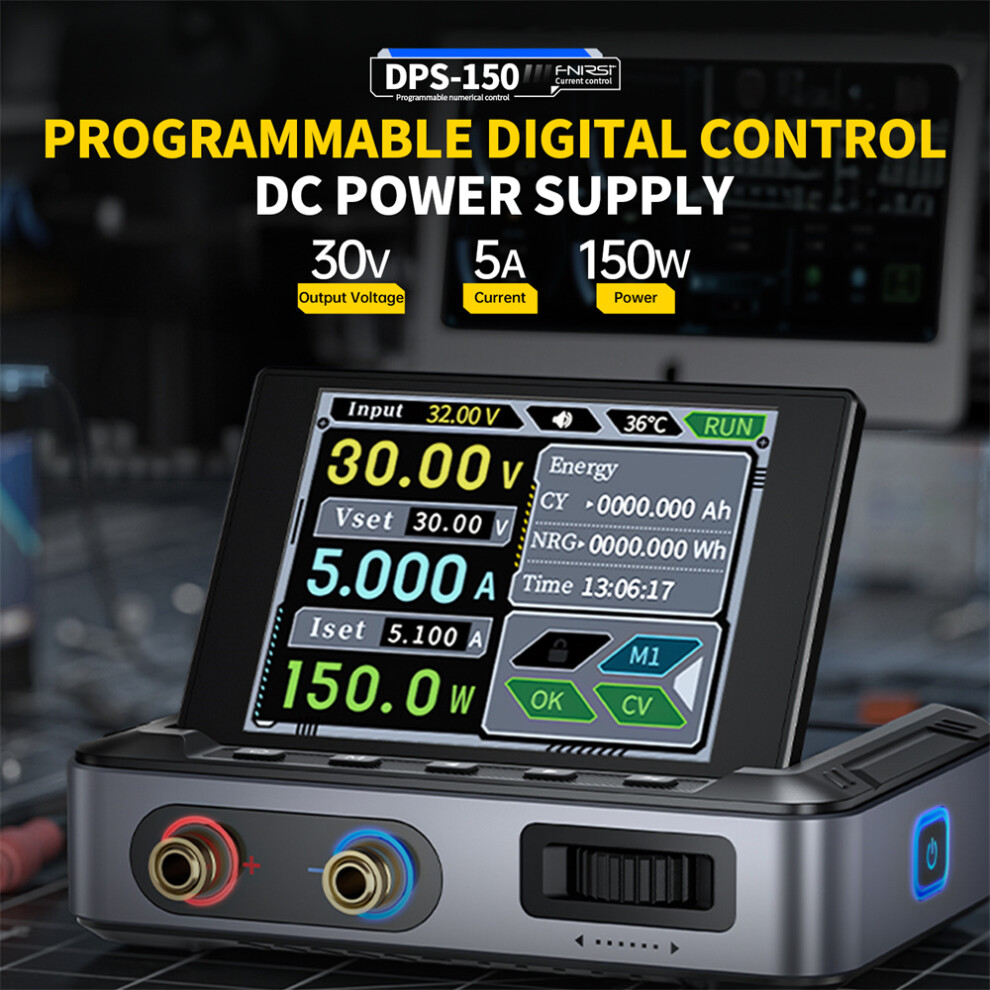 Fnirsi Dps150 Programmable Cnc Dc Power Supply 30V 5A 150W/Input Pd Qc Dc Power 320997554066