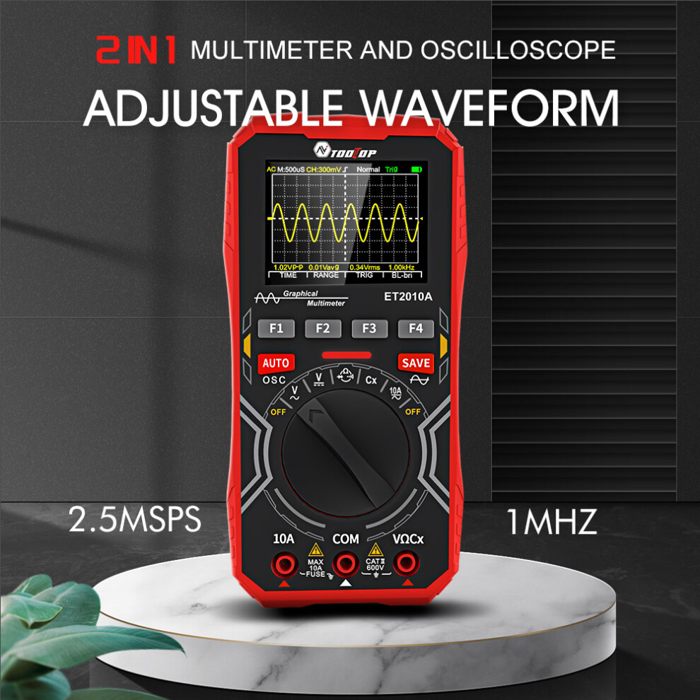 2-In-1 Digital Oscilloscope Multimeter 2.5 Msps 320997554202