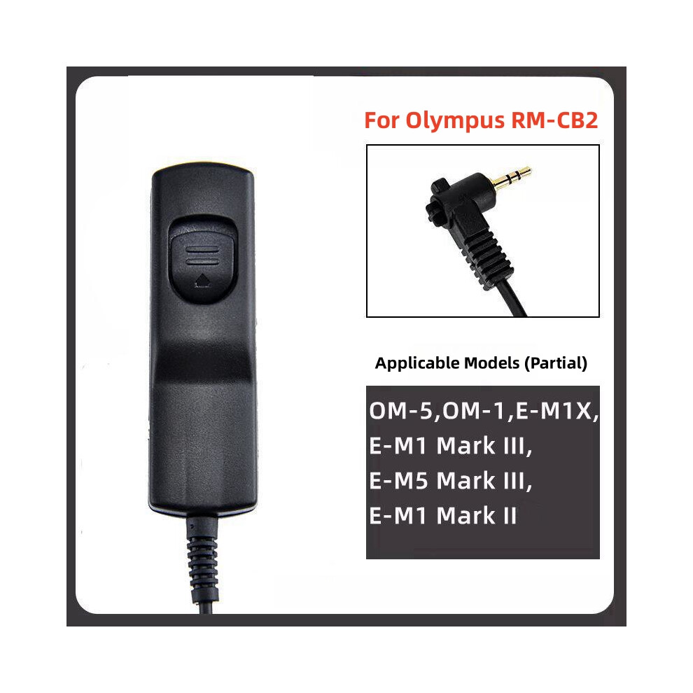RM-CB2 Remote Switch Shutter Release Cable For Olympus E-M1 Mark III