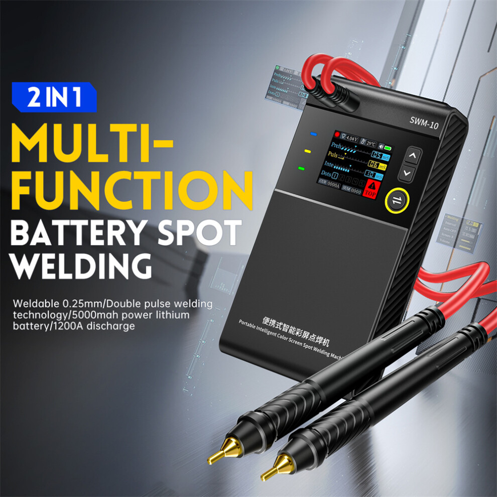 Fnirsi Swm-10 Handheld Spot Welder 1.8-Inch Lcd Screen For Battery Spot Welding 320997554059