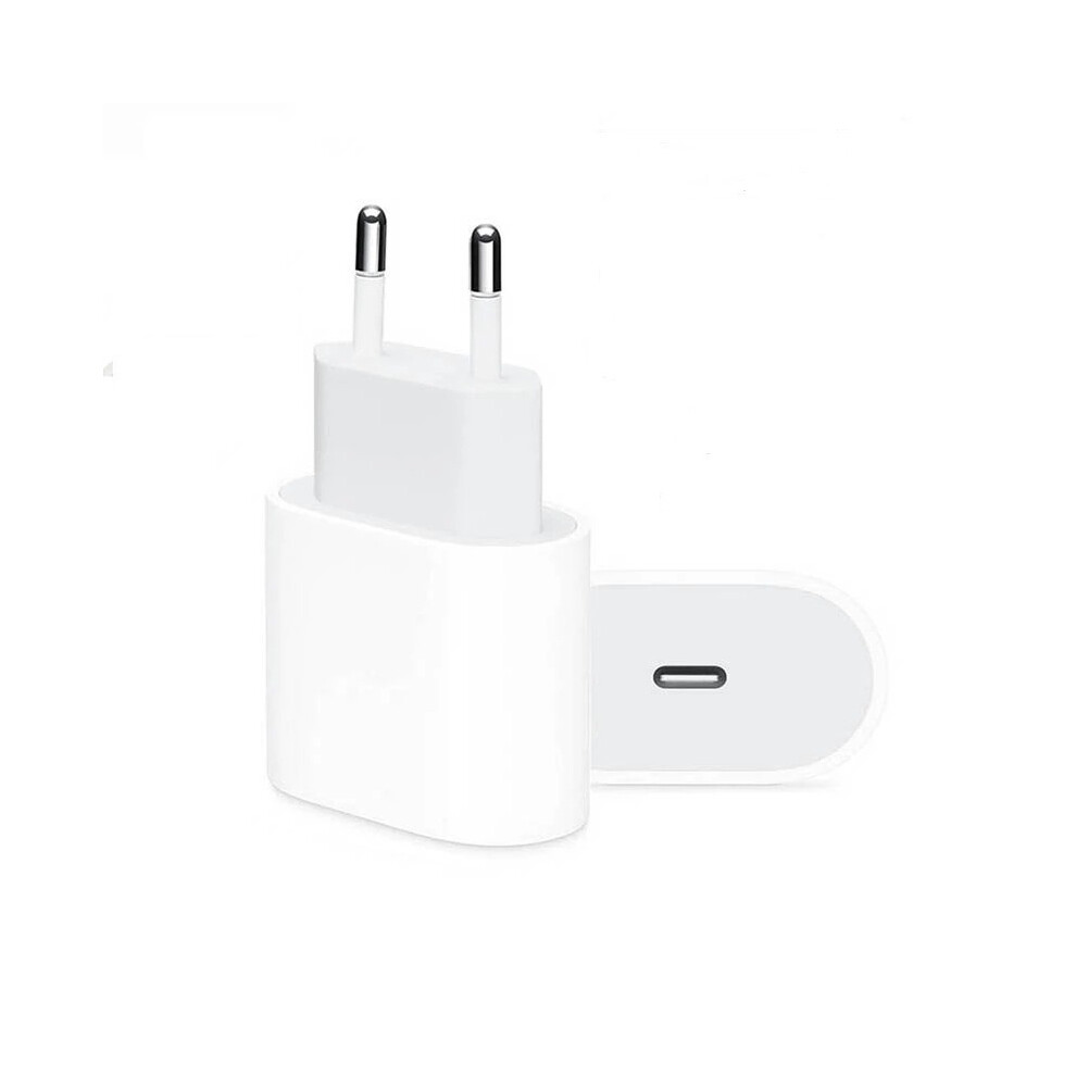 (Eu Charger Head) Pd20w Charger Pd Fast Charging Cable Compatible For Apple Charger Fast Charging White 320997581468