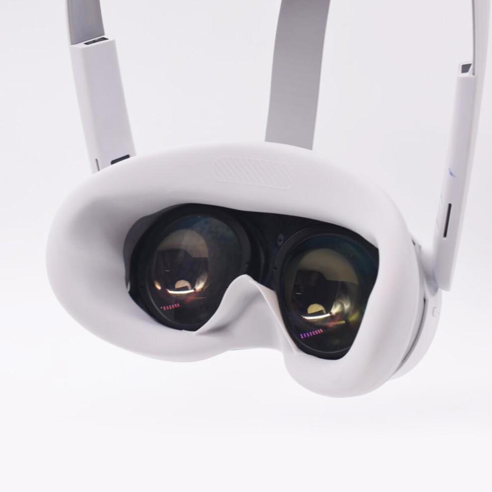 (White) For PICO 4 VR Glasses Silicone Mask with Nosepiece VR Device Accessories