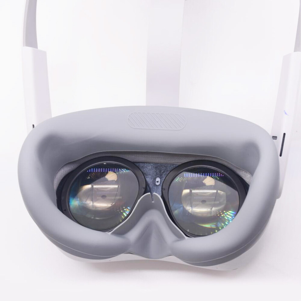 (Gray) For PICO 4 VR Glasses Silicone Mask with Nosepiece VR Device Accessories