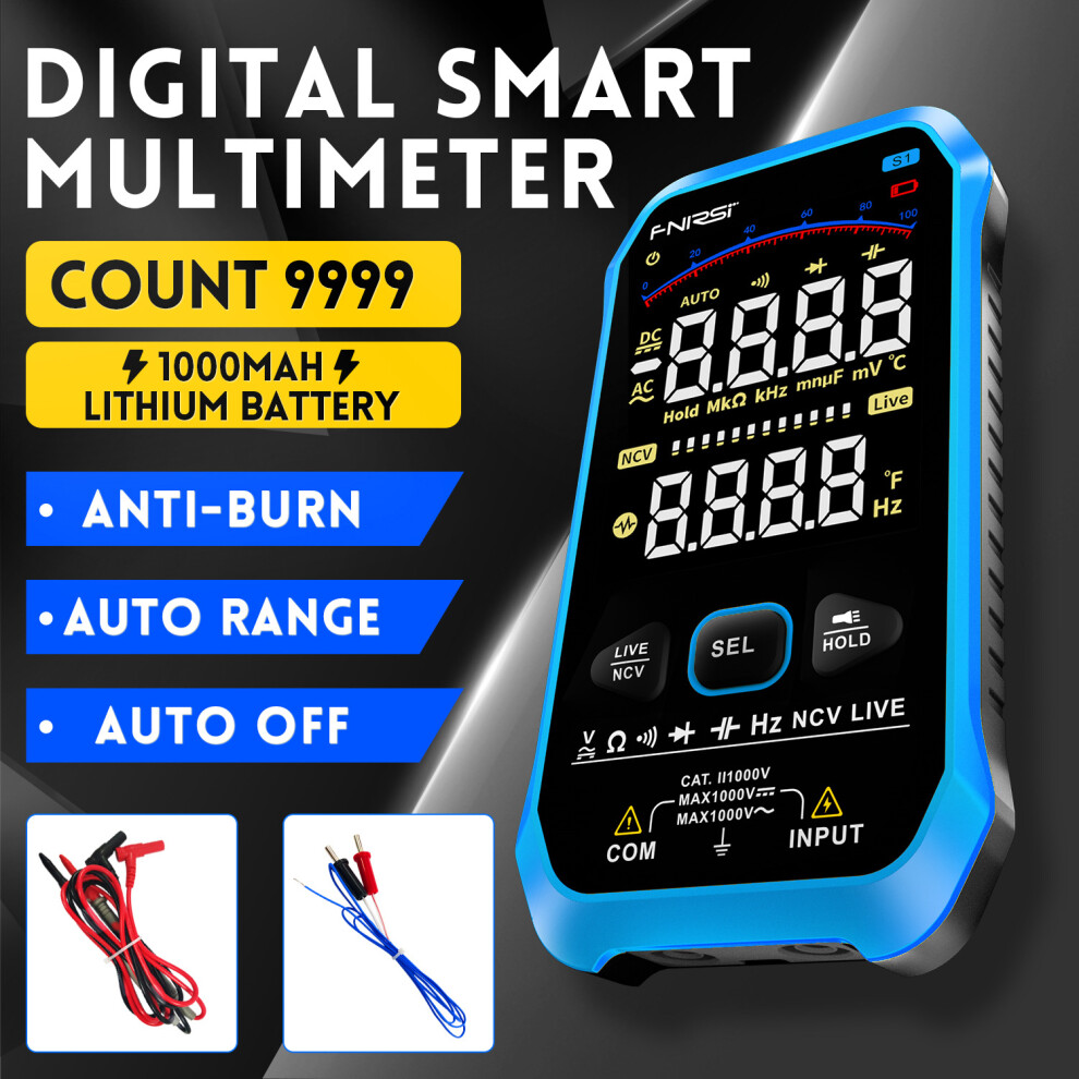 Fnirsi S1 Intelligent Digital Multimeter Automatic Portable Ncv Induced Voltage 320997554950