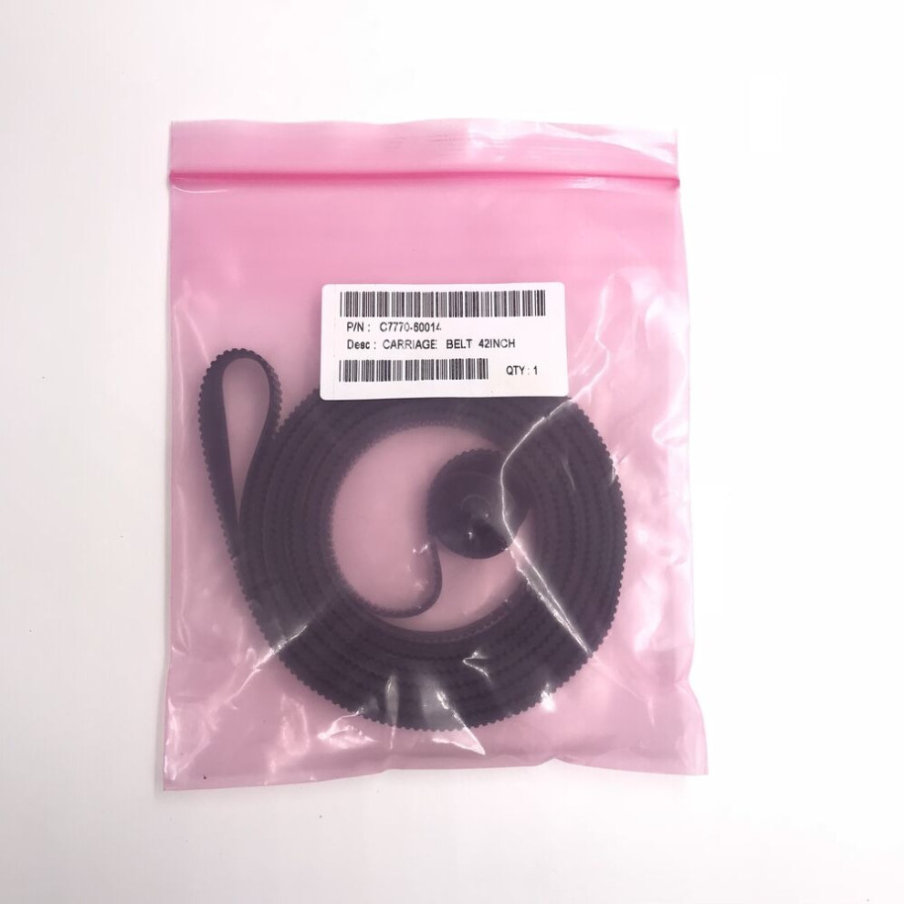Carriage Belt 42" For Hp Designjet 500 500Ps 800 800Ps 510 Pulley C7770-60014 Black 320997574972