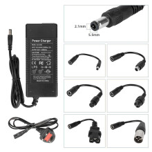 (UK plug) Fast Charger 42V 2A For Lithium Battery Electric Bike Scooter Power DC2.1