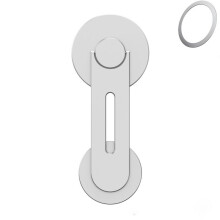 (White) Mac extension iphone camera mount Tesla car stealth mount Magnetic phone mount