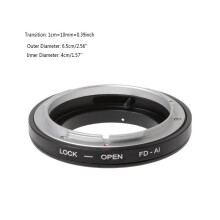 FD-AI to FD-NIK Macro Adapter Ring for Canon FD to Nikon AI Lens