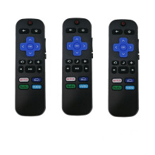 (3PCS) 1/2/3PCS New Replacement Remote for Onn, TCL, Element, Hisense, Roku TV