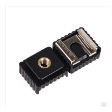 SC-6 Flash Base Flash Hot Shoe Socket Adapter Hot Shoe Mount 1/4 Dowel Port