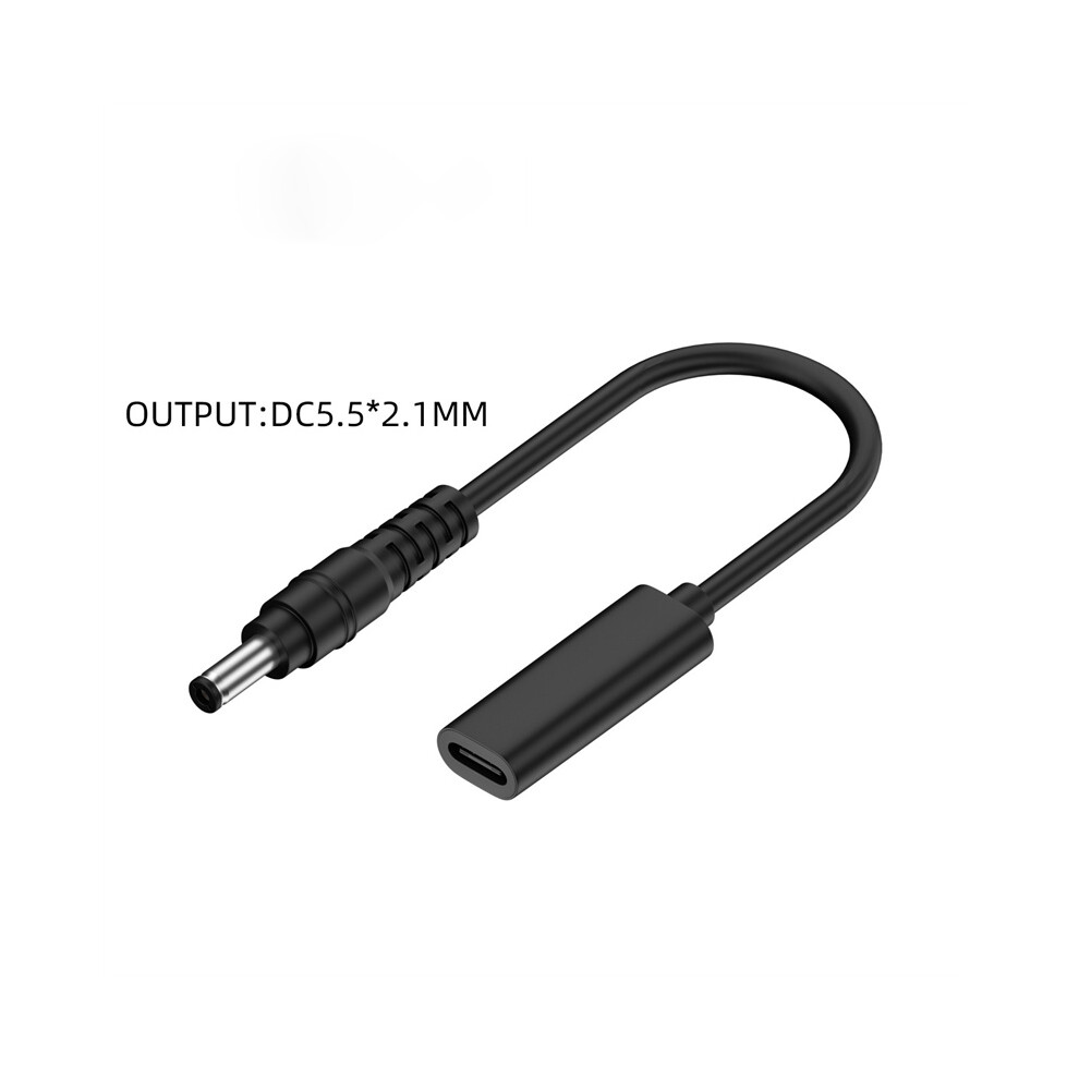 (Dc5.5*2.1Mm) 65W Usb Type C Female Input To Dc 4.0*1.35Mm Power Pd Charge Cable For Laptop 320997560982