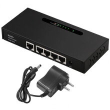 (US) Single-port 2.5G+4-port Gigabit Ethernet Switch Splitter 10/100/1000Mbps