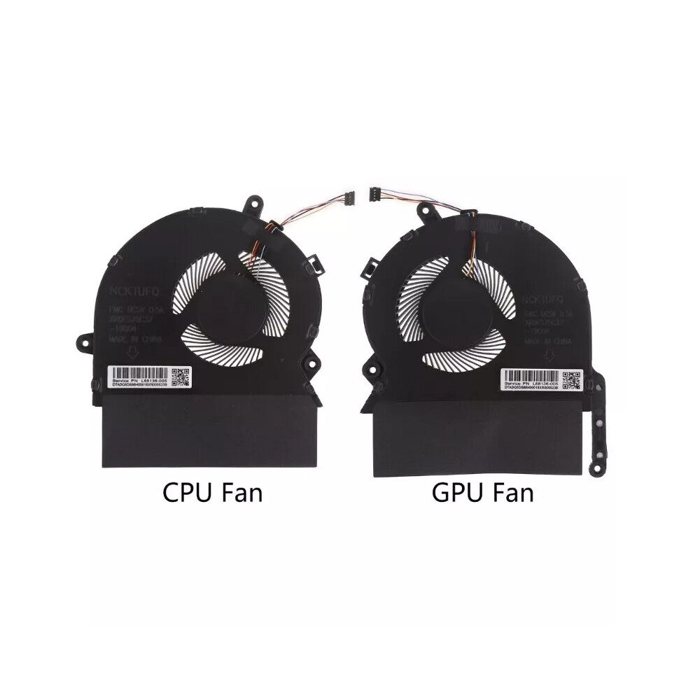 (Cpu+Gpu) Cpu & Gpu Cooling Fan For Hp Spectre X360 15-Eb 15-Eb0043dx 15-Eb0053dx 320997576556