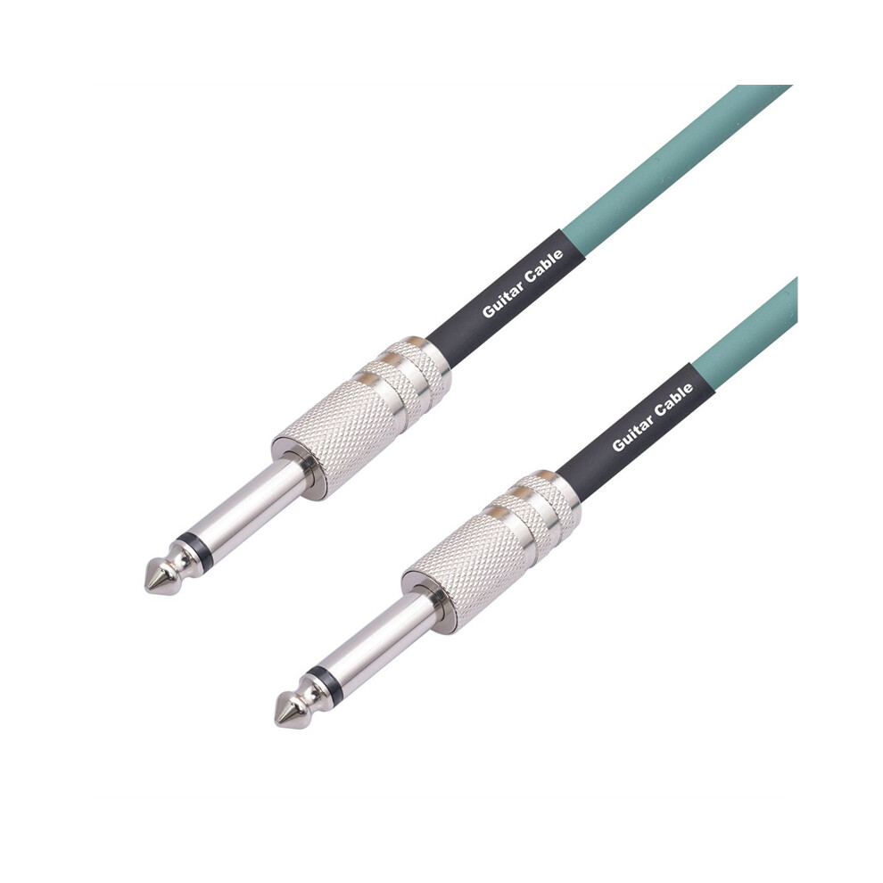 (1M) 1/4 Inch Straight 6.35Mm Ts Mono Plug Connect Cable For Guitar Bass Drum Audio Device 320997561262