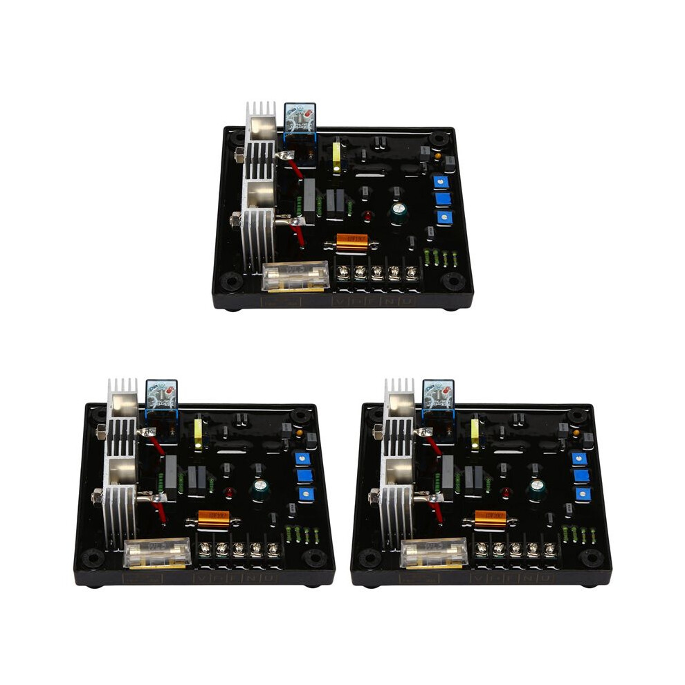 3X Universal Pow50a Avr 30A Voltage Regulator For Brush And Brushless Generator Stabilizer Control Adjuster Module Parts 6033966910834
