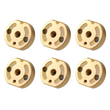 6X New Crude Oil Injector Orifice Control Valve Plate 295040-6120 for Injector 1KD,2KD 23670-30050,23670-30280