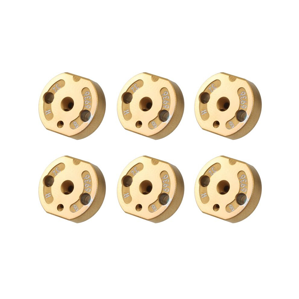 6X New Crude Oil Injector Orifice Control Valve Plate 295040-6120 For Injector 1Kd,2Kd 23670-30050,23670-30280 4712623331312