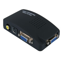 AV TO VGA Video Converter Support HD TV to PC AV2VGA PC to TV