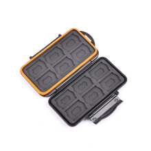 Water-Resistant Storage Case for 12 SD & 12 Micro SD TF Cards