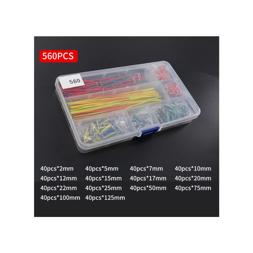 (560Pcs) Boxed 140/560/840Pcs Breadboard Jumper Wires For Circuit Building 113121465518