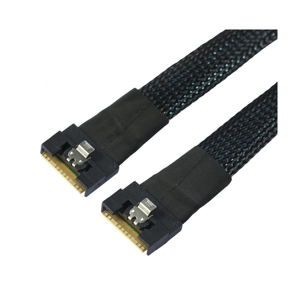 (0.5M) Pci-E Slimline Sas 4.0 Sff-8654 8I 74Pin Host To Sff-8654 74Pin Slim Sas Cable 320997562467