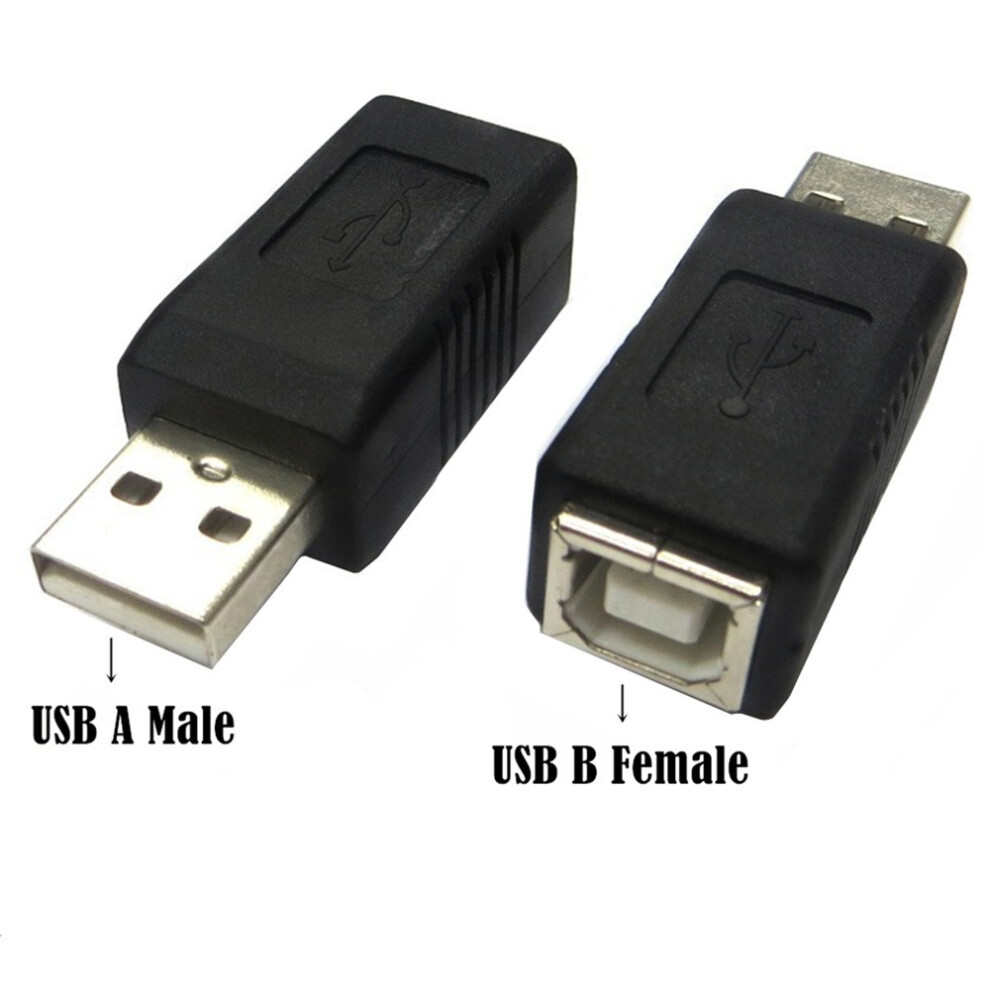 Usb Male To B Female Usb2.0 Adapter Printer Adapter Scanner Adapter 320997577874