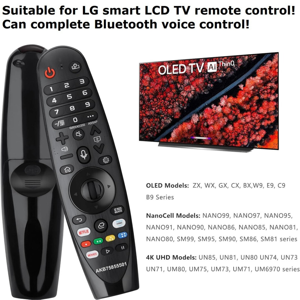 For Lg Mr20ga Akb75855501 Pointer Voice Magic Remote Control For Oled Tvs 320997578031