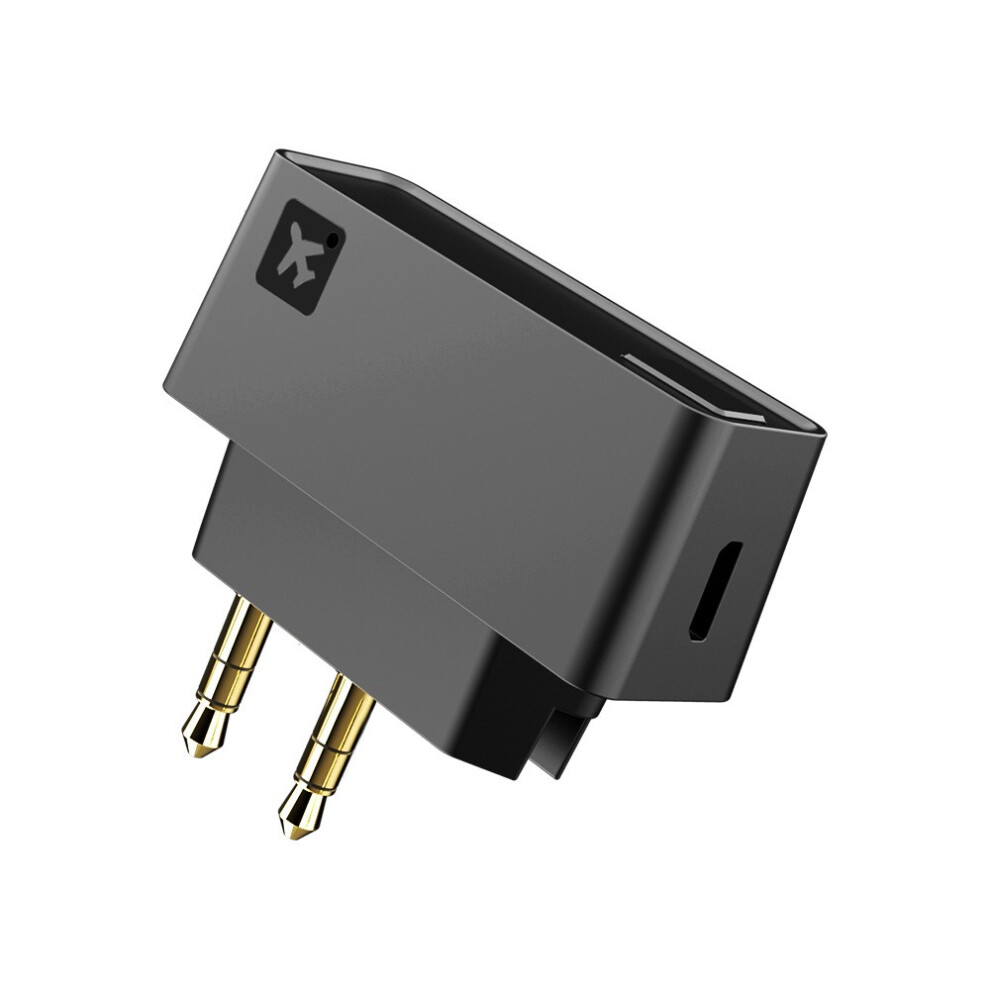 In-Flight Bluetooth-Compatible Audio Transmitter Adapter For Airplane Headphones 320997578253