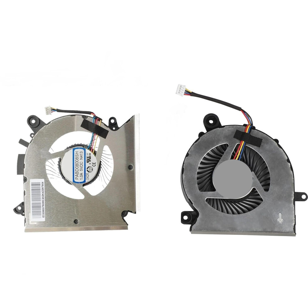 (Cpu+Gpu) 4 Pin Cpu+Gpu Cooling Fan For Msi Gf65 Thin Pabd08008sh N413 N433 320997578161