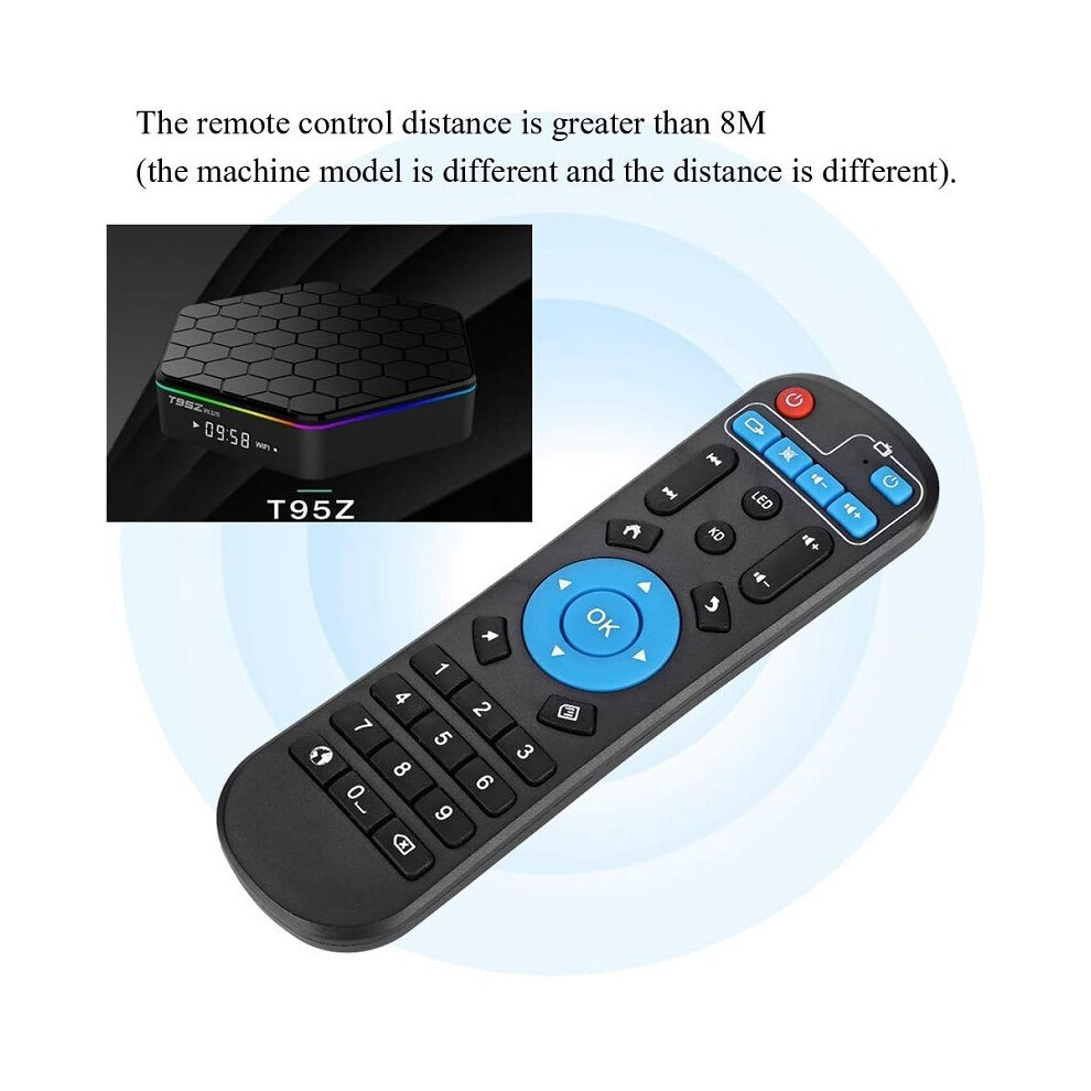 New Replacement Remote Control For Android Tv Box T95 T95v T95u X96 H96 Black 320997578468