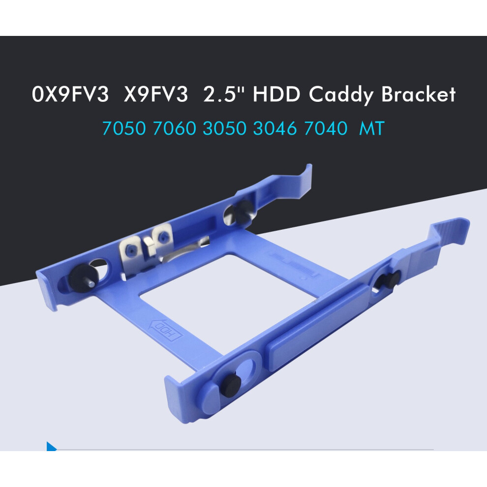 For Dell Optiplex 3060 5060 7060 3070 5070 Mt Caddy Hdd 2.5" Ssd Bracket X9fv3 Blue