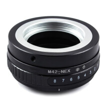 M42 to Sony E NEX Tilt Shift Adapter for M42 Mount Lenses - Compatible with A7R, A7, A7R2