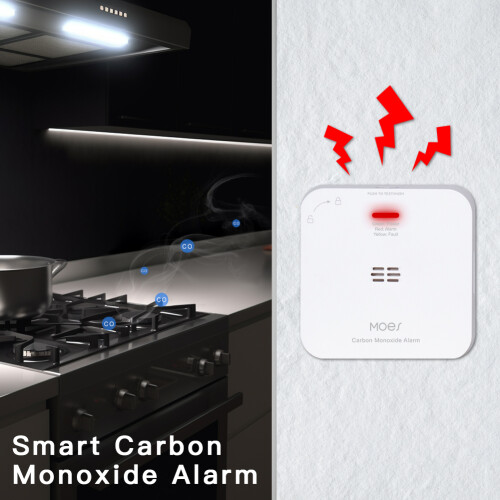 Zigbee Tuya Smart Life CO Gas Leak Carbon Monoxide Detector Self-test Function 1