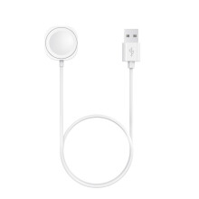 (USB White) Apple iWatch 1-8 Gen Square Magnetic Charger Cable, 100CM