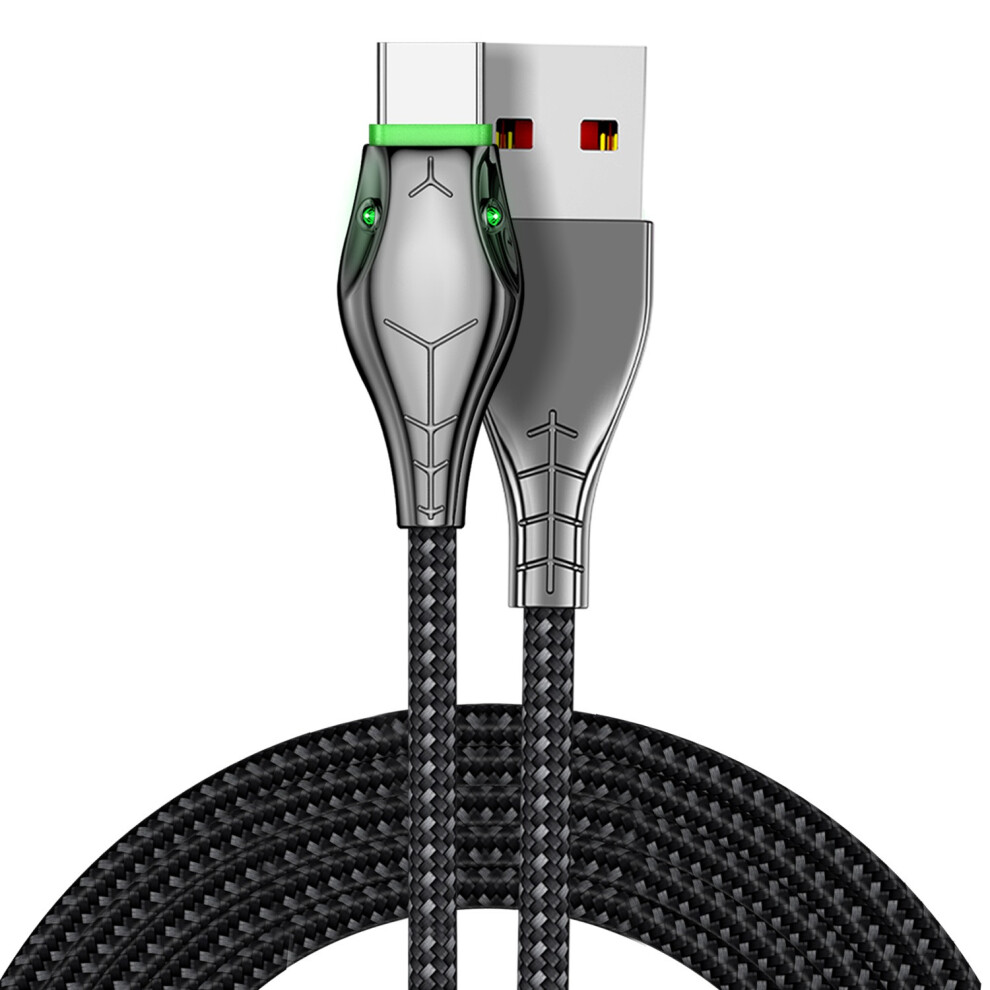 (0.25M) Usb A To Type C Data Cable 7A 100W Fast Charge Braided Lead 0.25M 1M 2M 3M 320997579441