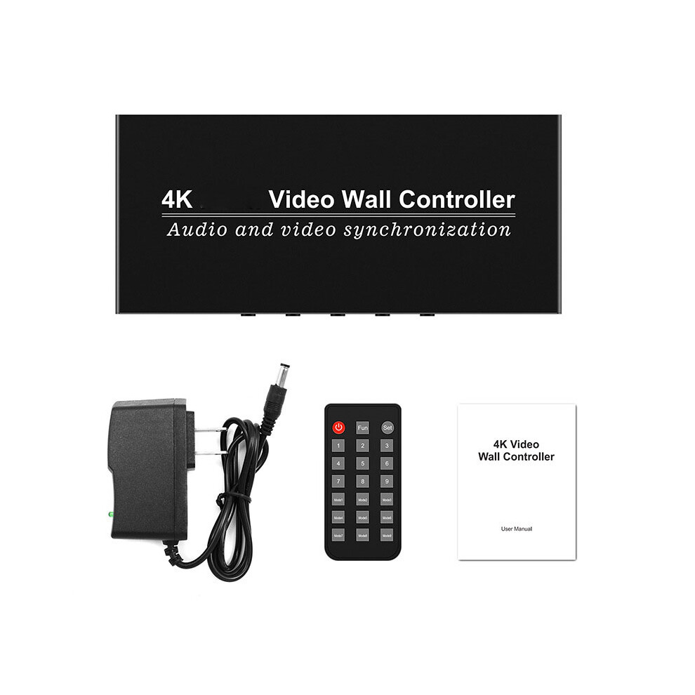 4K Hdmi-Compatible Video Wall Controller 2*2 Hdmi Dvi Video Multi Video Screen Processor 320997559634