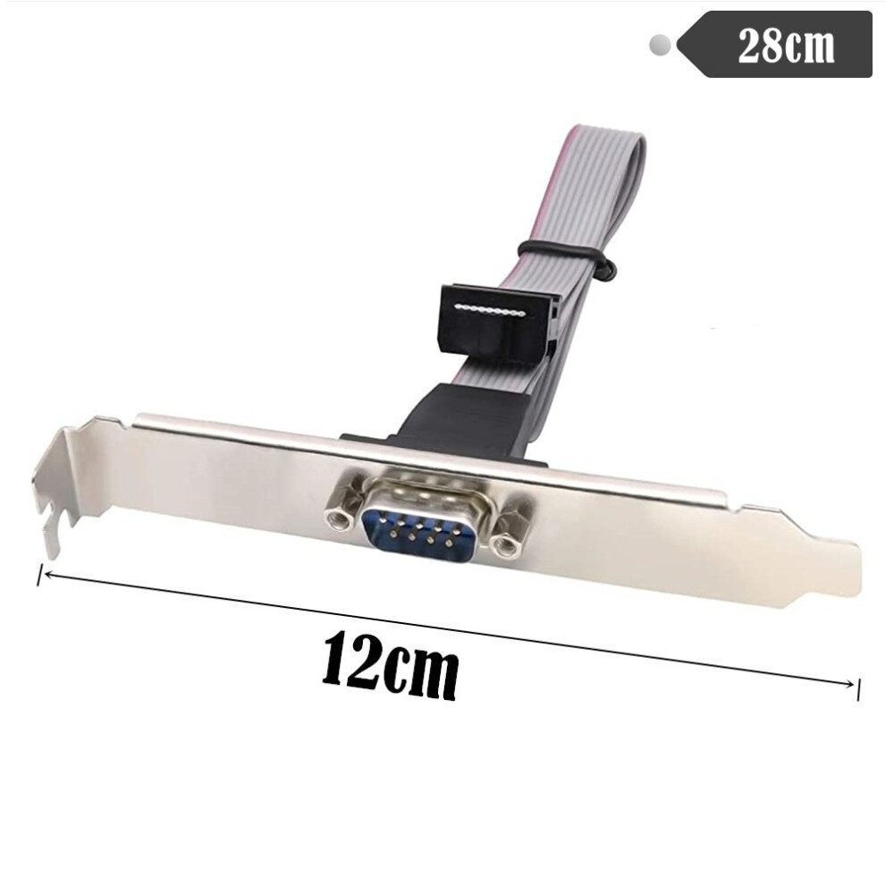 Db9 Rs232 Com Conncetor Cable Computer 9Pin Serial Port Chassis Baffle Extension 320997580195