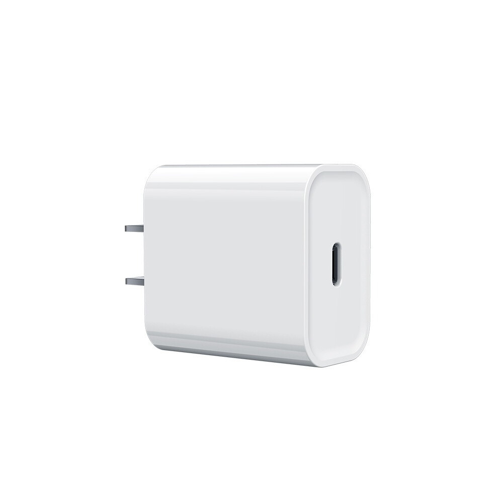 (Us Charger Head) Pd20w Charger Pd Fast Charging Cable Compatible For Apple Charger Fast Charging White 320997581482